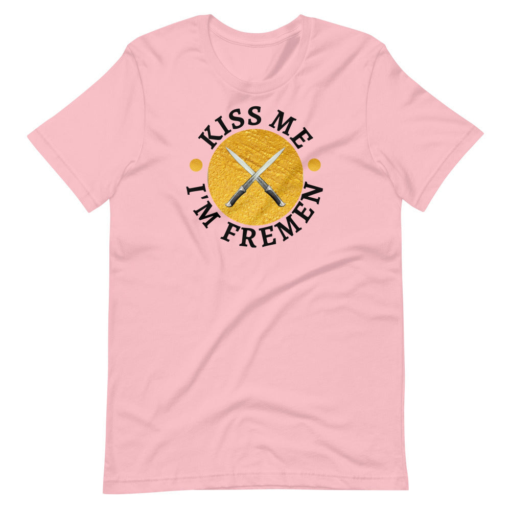 Dune Kiss Me Im Fremen TShirt - Pink Color - https://ascensionemporium.net